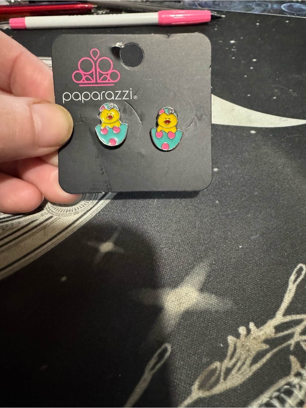 Paparazzi Easter Chick Stud Earrings